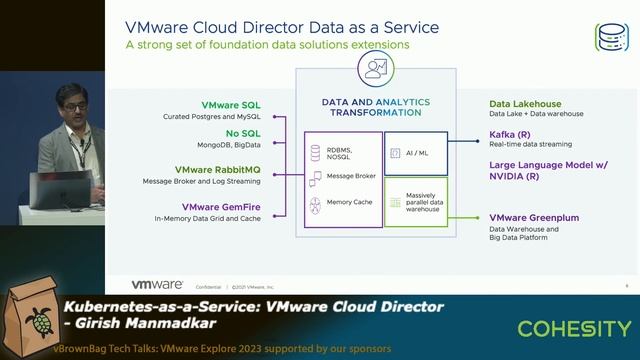 Kubernetes-as-a-service powered by VMware Cloud Director - Girish Manmadkar смотреть онлайн