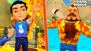 ОБНОВЛЕНИЯ СОСЕДА! Новые ПРАНКИ в Dark Riddle ПОХОЖАЯ Игра на Hello Neighbor