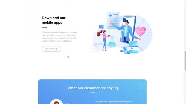 Markup landing page for a medical clinic смотреть онлайн