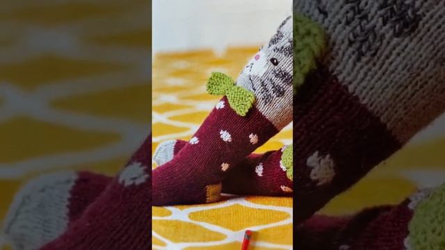 Детские носки спицами описание вязания смотреть онлайн