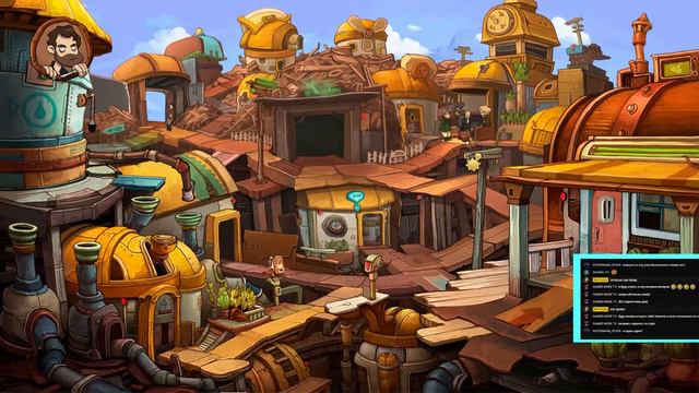 Проходим головоломки в игре Deponia: The Complete Journey #1 смотреть онлайн