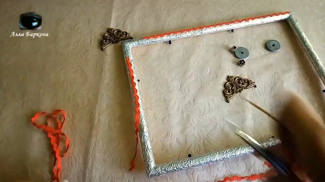 Эффектная Рамка для фото. Фольга из пачек от сигарет для декора смотреть онлайн