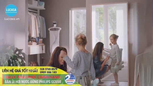 Bàn ủi hơi nước Philips GC558 - 2000w 1800ml 5 tốc độ смотреть онлайн