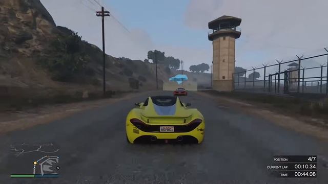 GTA V: Insanely close race! 5 MILLISECONDS смотреть онлайн