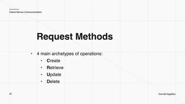Intro to Backend Development: Lecture 1 - Routes смотреть онлайн