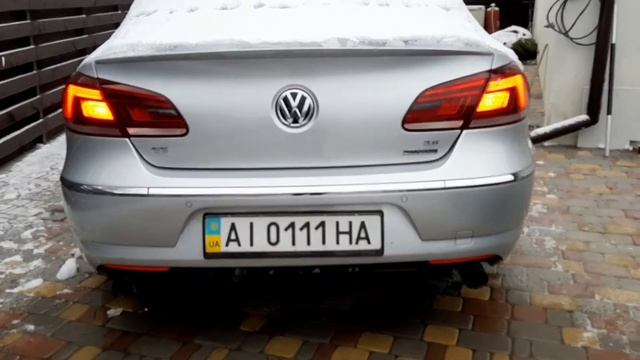 Volkswagen Cc 3.6 звук матора