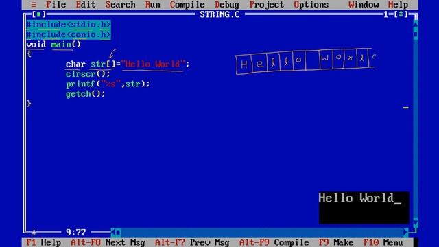 Program of String Declaration, Initialisation and Print | C Programming Language смотреть онлайн