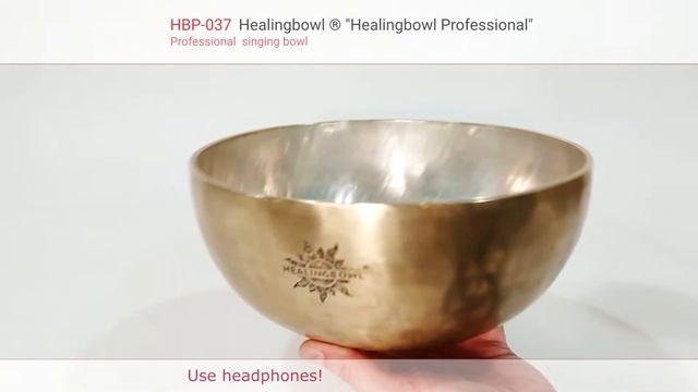 HBP-037 Healingbowl® Professional singbowl смотреть онлайн