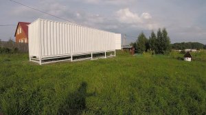 Деревня Соснино (покраска морского контейнера)