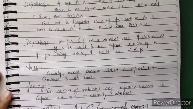 Nets (eventually and frequently) &directed set /index set [lec-5] смотреть онлайн