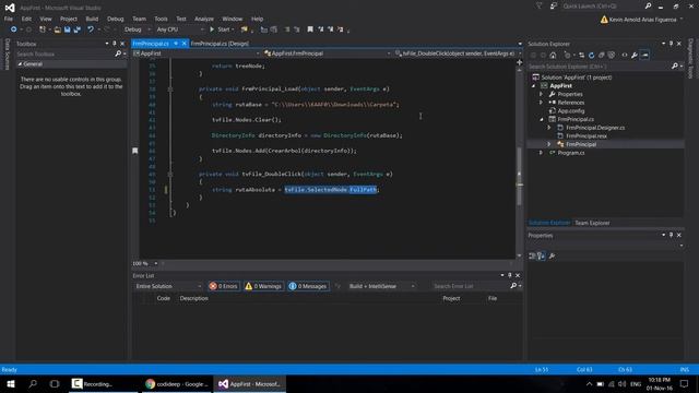 MANEJO DE ARCHIVOS CON C#: 009-ABRIR ARCHIVOS Y DIRECTORIOS DESDE UN TREEVIEW смотреть онлайн