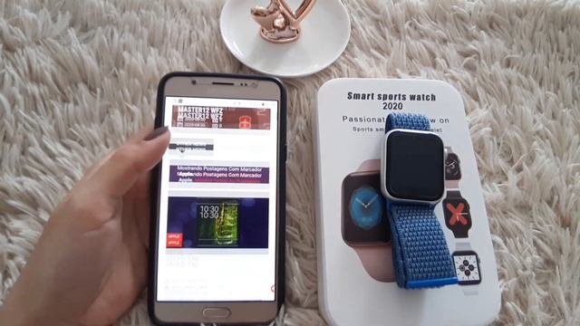 SMARTWATCH I7S - BAIXEI NOVAS WATCH FACES. DEIXE A SUA CARA! смотреть онлайн