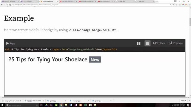 AWD1000 - Quackit Bootstrap Tutorial - Part05 смотреть онлайн