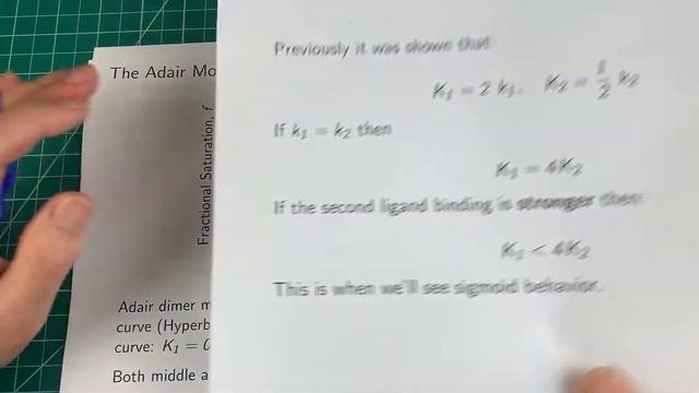 Cooperativity: Ligand Binding And The Adair Equation; Topic 4, Part 2