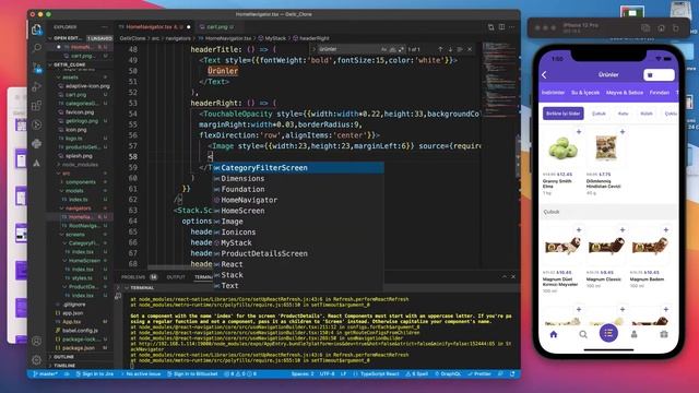 React Native Getir Clone #16 Header Sepet Componentini Oluşturalım смотреть онлайн