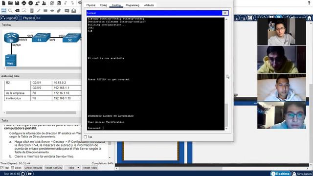 Configuracion OSPF área unica Grupo 4 смотреть онлайн
