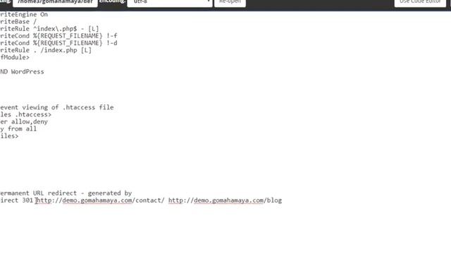 How To Create 301 redirect using .htacess file смотреть онлайн