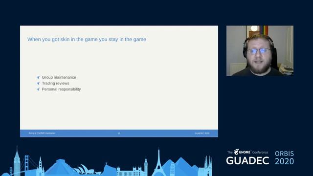 Being a GNOME maintainer: best practices and known traps - Emmanuele Bassi смотреть онлайн