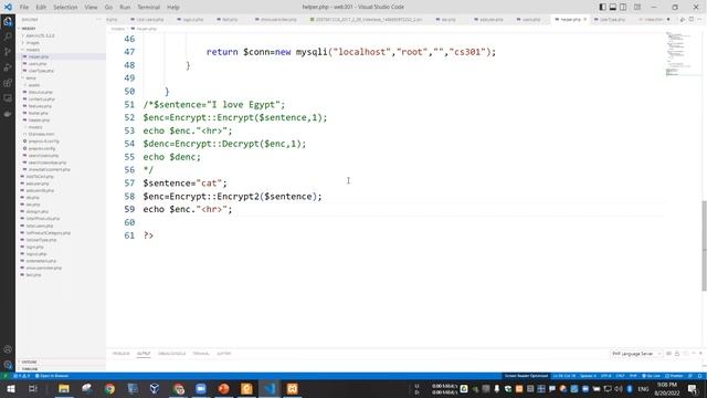CS 301 Hashing Encrypt MVC PHP and mYsql Lecture 7 смотреть онлайн