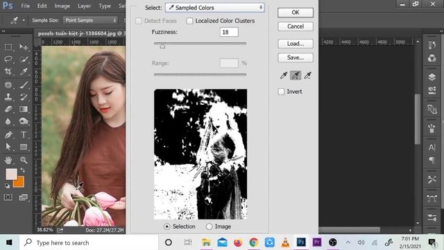 How to Use Skin Tones in Photoshop || Color Range || Photoshop Tutorial смотреть онлайн