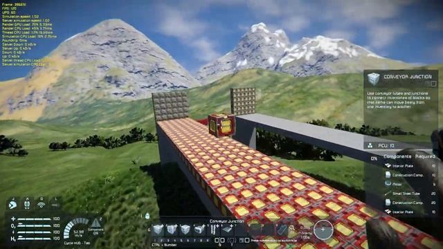 Space Busters | Do Conveyor Junctions Cause Lag? | Space Engineers смотреть онлайн