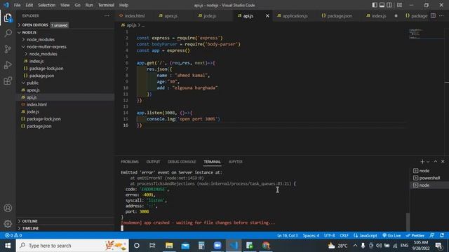 Create and get API from NODE JS in Oracle Apex смотреть онлайн