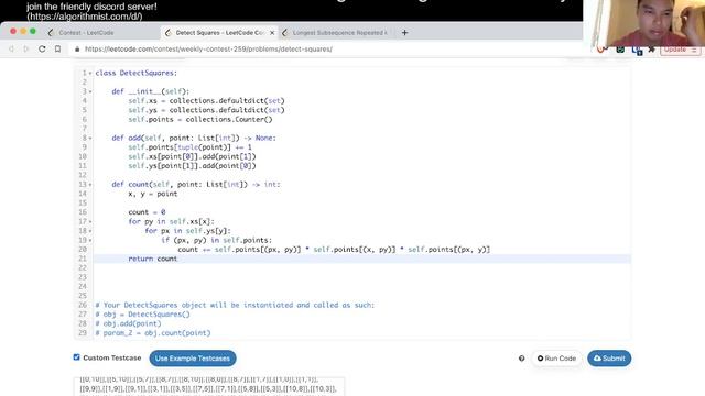 2013. Detect Squares (Leetcode Medium) смотреть онлайн