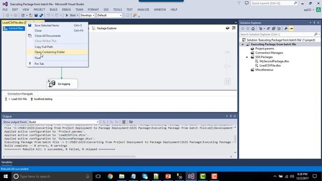 54 Converting from Project Deployment to Package Deployment смотреть онлайн