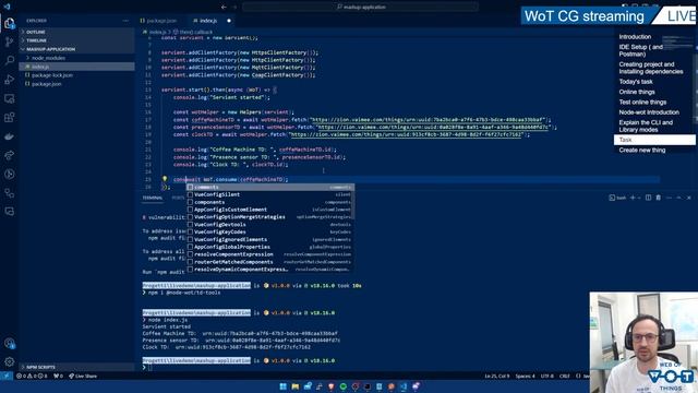 WoT CG - Live Coding 1 - Scripting API and Bindings смотреть онлайн