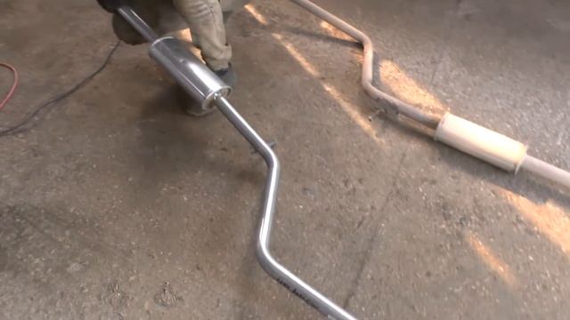 ЗАМЕНА ГЛУШИТЕЛЯ RENAULT LOGAN