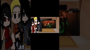 рякцая наруто, саске и сарады  на прошлую жизнь боруто и каваки ≈ танжиро и незуко