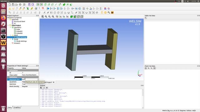 Running finite element analysis WELSIM 1.9 on Linux Ubuntu смотреть онлайн