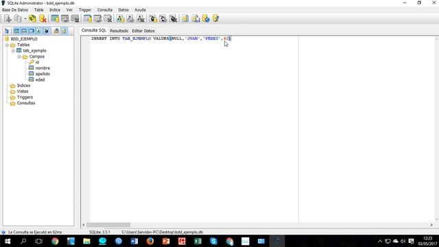 Crear base de datos, insertar, editar y eliminar registros desde SQLite смотреть онлайн