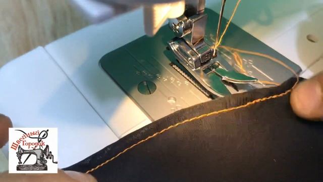 Janome Sew Line 500S.Лапка улитка. смотреть онлайн