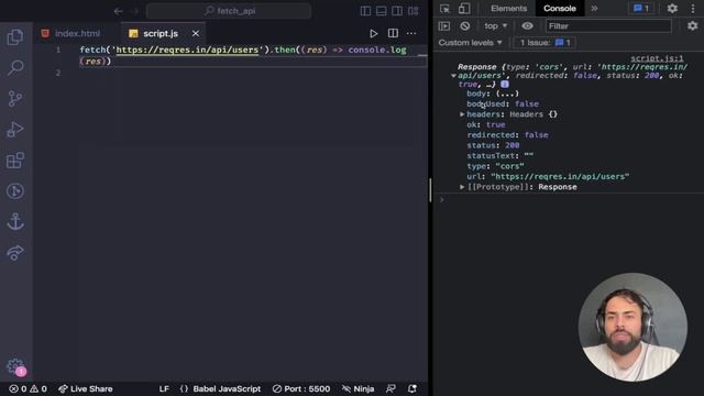 Como integrar uma API com Fetch API #Dia3 смотреть онлайн