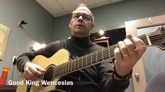 Good King Wenceslas - Solo 7 String Baritone Acoustic Guitar - Robert Burton Winnipeg смотреть онлайн