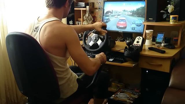 Need For Speed SHIFT GTX 780 + Руль Logitech 27 смотреть онлайн