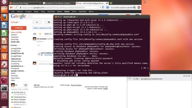 การติดตั้ง Apache Mysql php5 phpmyadmin and Ruby on Rails บน Ubuntu 12.04 LTS смотреть онлайн