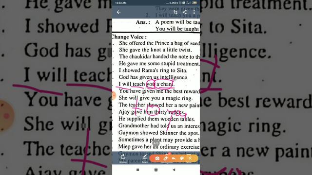 ENGLISH GRAMMAR EXERCISE - CHANGE THE VOICE смотреть онлайн