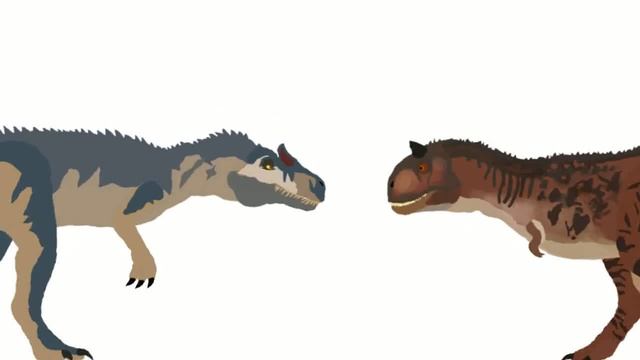carnotaurus Vs allosaurus battle (dc2) смотреть онлайн