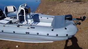 Лодка Ротан-380к+Tohatsu 9.8+консоль+як лебедка