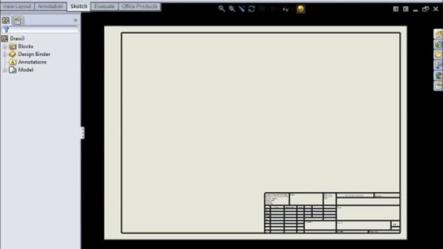 Create SolidWorks drawing template from imported DWG/DXF смотреть онлайн