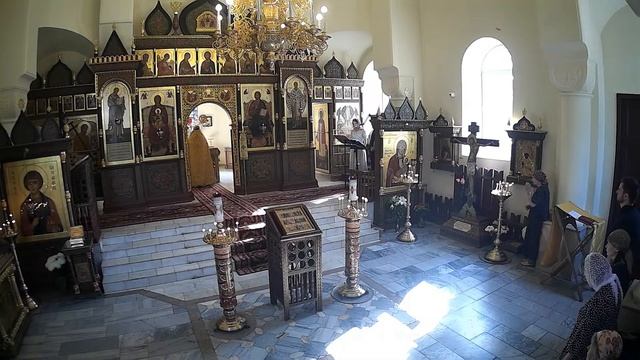 04.07.23. Обретение мощей прп. Максима Грека. Мч. Иулиана Тарсийского. Часы. Литургия. смотреть онлайн