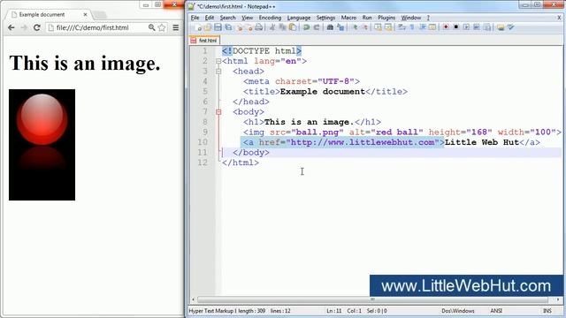 HTML5 Tutorial For Beginners - part 3 of 6 - Images and Hyperlinks смотреть онлайн