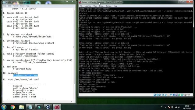 Debian 10 Samba - File Server (lesson 4) смотреть онлайн