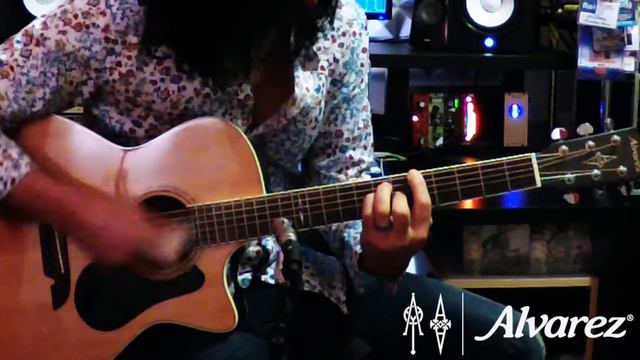 ALVAREZ AG75WCE Acoustic guitar | How it sounds - Strumming demo смотреть онлайн