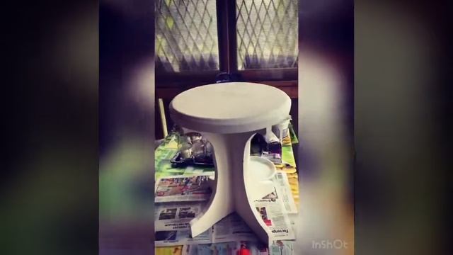 Декупаж./DIY старого столика/учусь творить? смотреть онлайн
