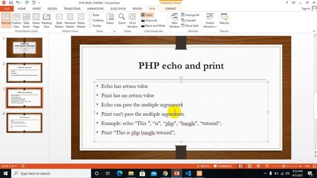 Part-05: PHP Basic Syntax,echo & print , php comments смотреть онлайн