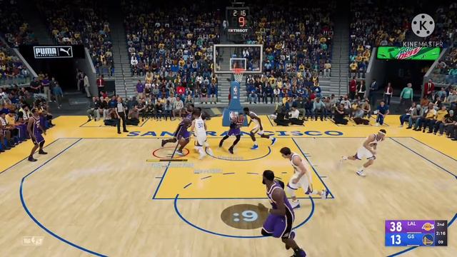 How to stop Stephen Curry defense settings Nba 2k23 Playstation 5 Online Gameplay Lakers vs Warrior смотреть онлайн