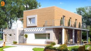 Современные проекты домов 7 на 8 – 1, 1.5 и 2 этажа